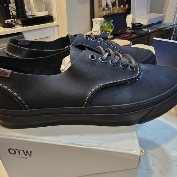 OTW by Vans Era Moc Stitch BLACK VN000EBTBLK1 Men's Size 10 LEATHER SHOES NEW - Picture 7 of 15
